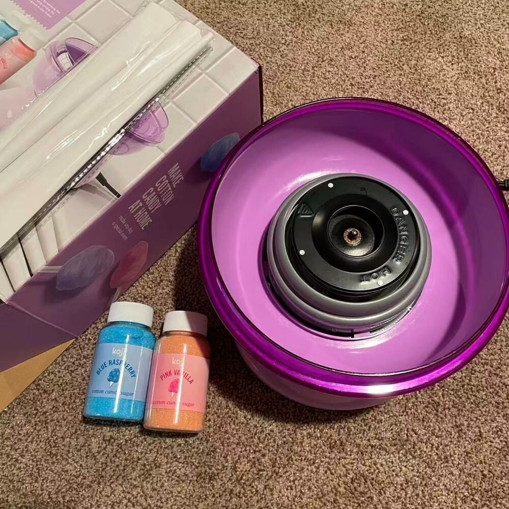 Cotton Candy Machine with Sugars & Sticks – Kids Party Fun